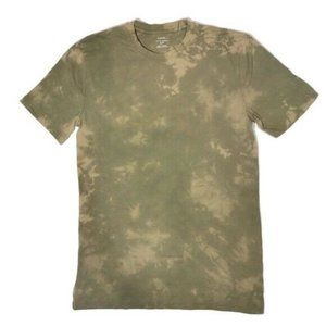 Reverse Tie Dye Mossy Green T-Shirt